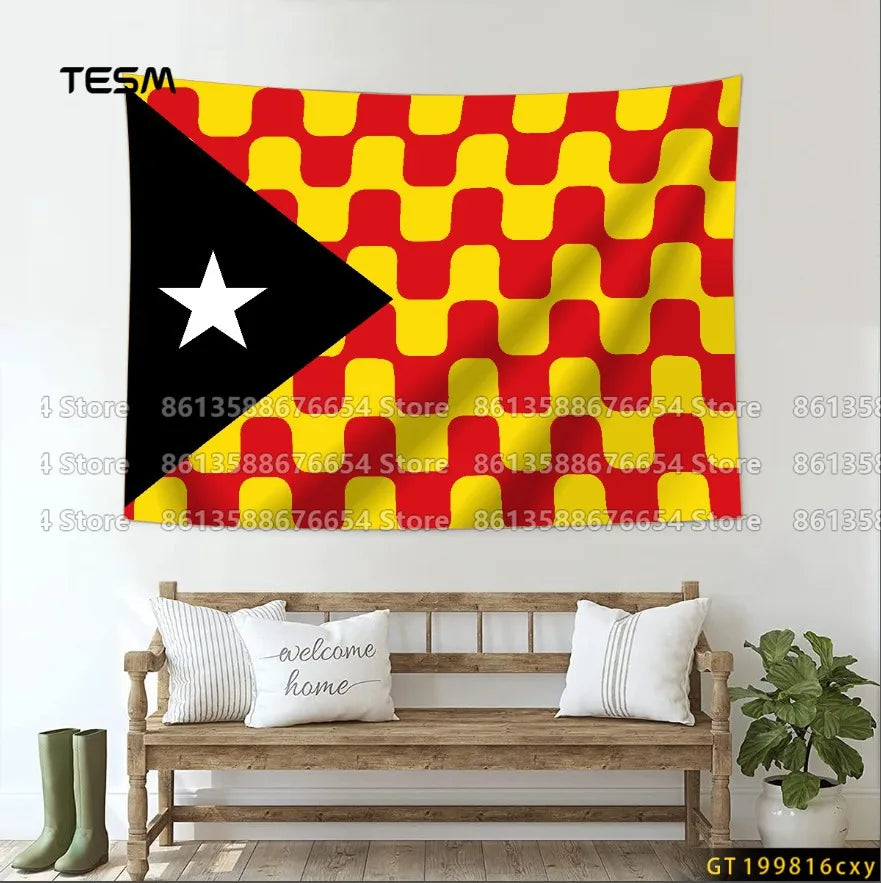 Wall Art Decor  Fabric Tapestry Wall Hanging  Living Room Bedroom Kitchen Dorm Decor Multi  Flag 3D printed pattern