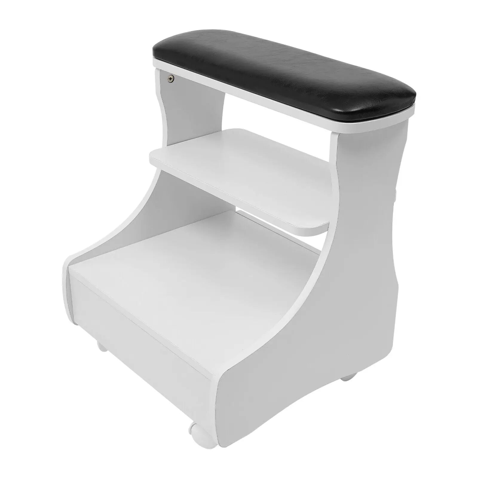 Foot Rest Pedicure Manicure Funiture Trolley for Foot Bath Footbath Stool with Wheels