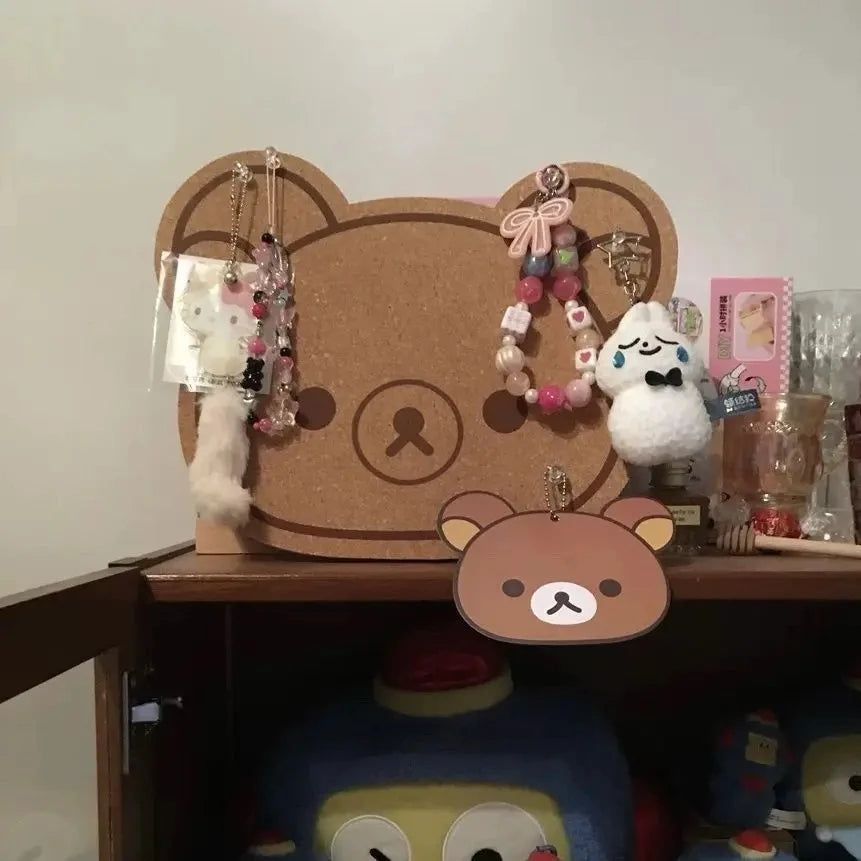 Cartoon Felt Board Home Decor Wall Decor Panel Felt Posters on The Wall Bear Wall Sticker Rilakkumas Children's Room Decorating