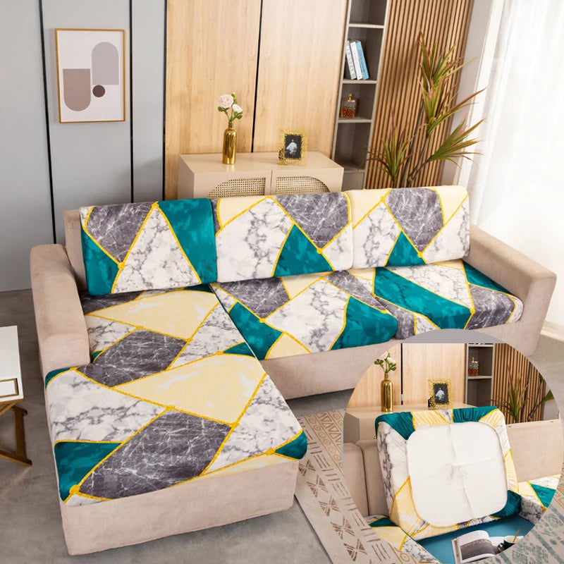 1/2/3/4 seat sofa cushion cover stretch sofa slipcover couch seat cover funiture protector floral printed