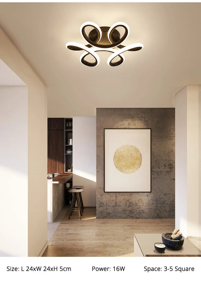 Modern LED Chandelier Lighting For Living Room Bedroom New Lamp Gold Frame Aluminum Dropshipping Indoor Fixture Light Lustres