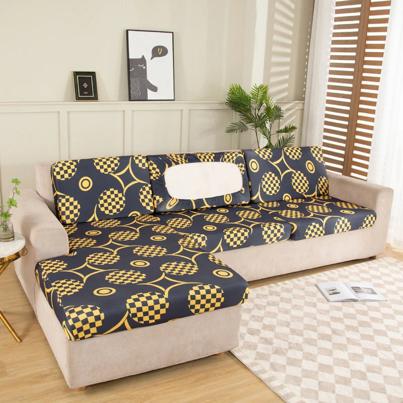 1/2/3/4 seat sofa cushion cover stretch sofa slipcover couch seat cover funiture protector floral printed