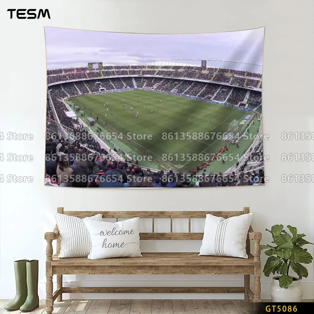 Wall Art Decor  Fabric Tapestry Wall Hanging  Living Room Bedroom Kitchen Dorm Decor Multi  Flag 3D printed pattern