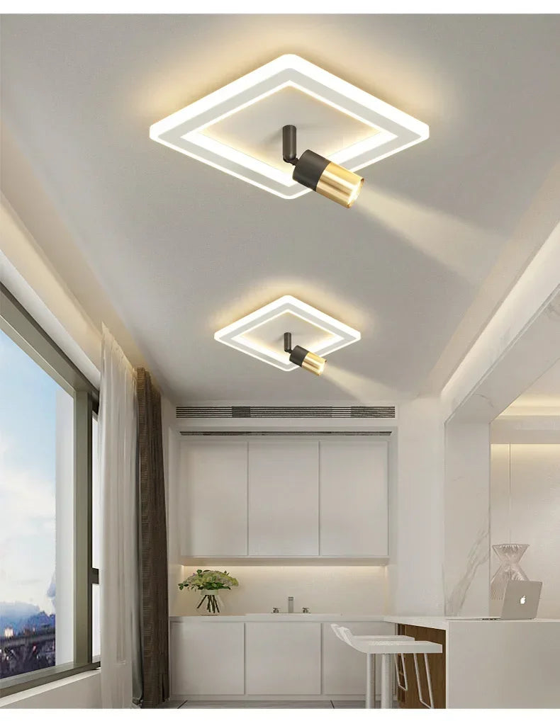 LED Chandeliers Lights for Dining Study Room Kitchen Indoor Lighting Home Decoration Fixtures Lustre Para Sala with Spot