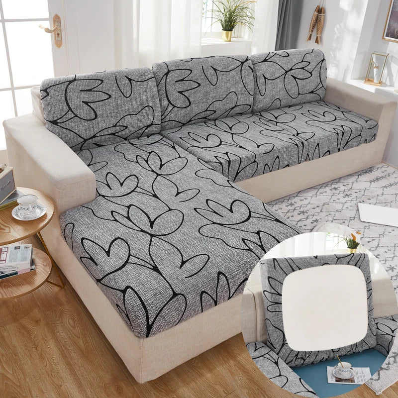 1/2/3/4 seat sofa cushion cover stretch sofa slipcover couch seat cover funiture protector floral printed