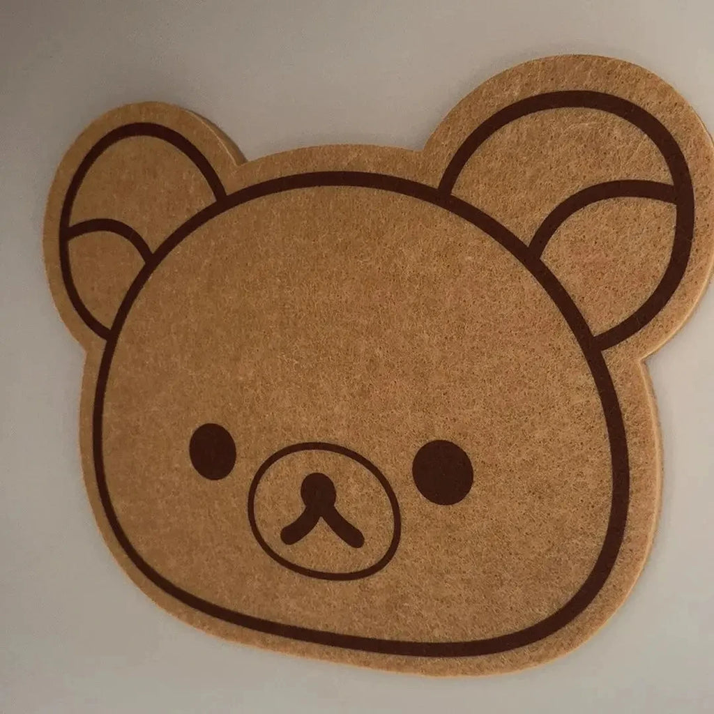 Cartoon Felt Board Home Decor Wall Decor Panel Felt Posters on The Wall Bear Wall Sticker Rilakkumas Children's Room Decorating