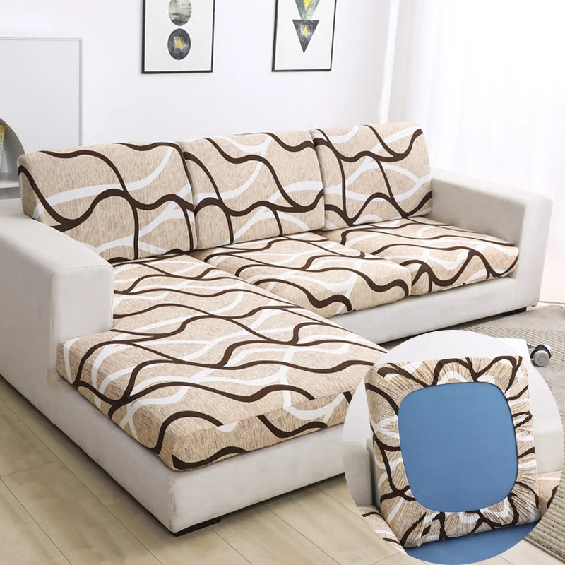 1/2/3/4 seat sofa cushion cover stretch sofa slipcover couch seat cover funiture protector floral printed
