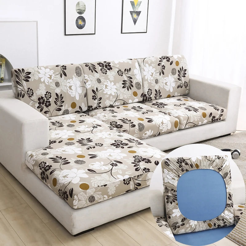 1/2/3/4 seat sofa cushion cover stretch sofa slipcover couch seat cover funiture protector floral printed