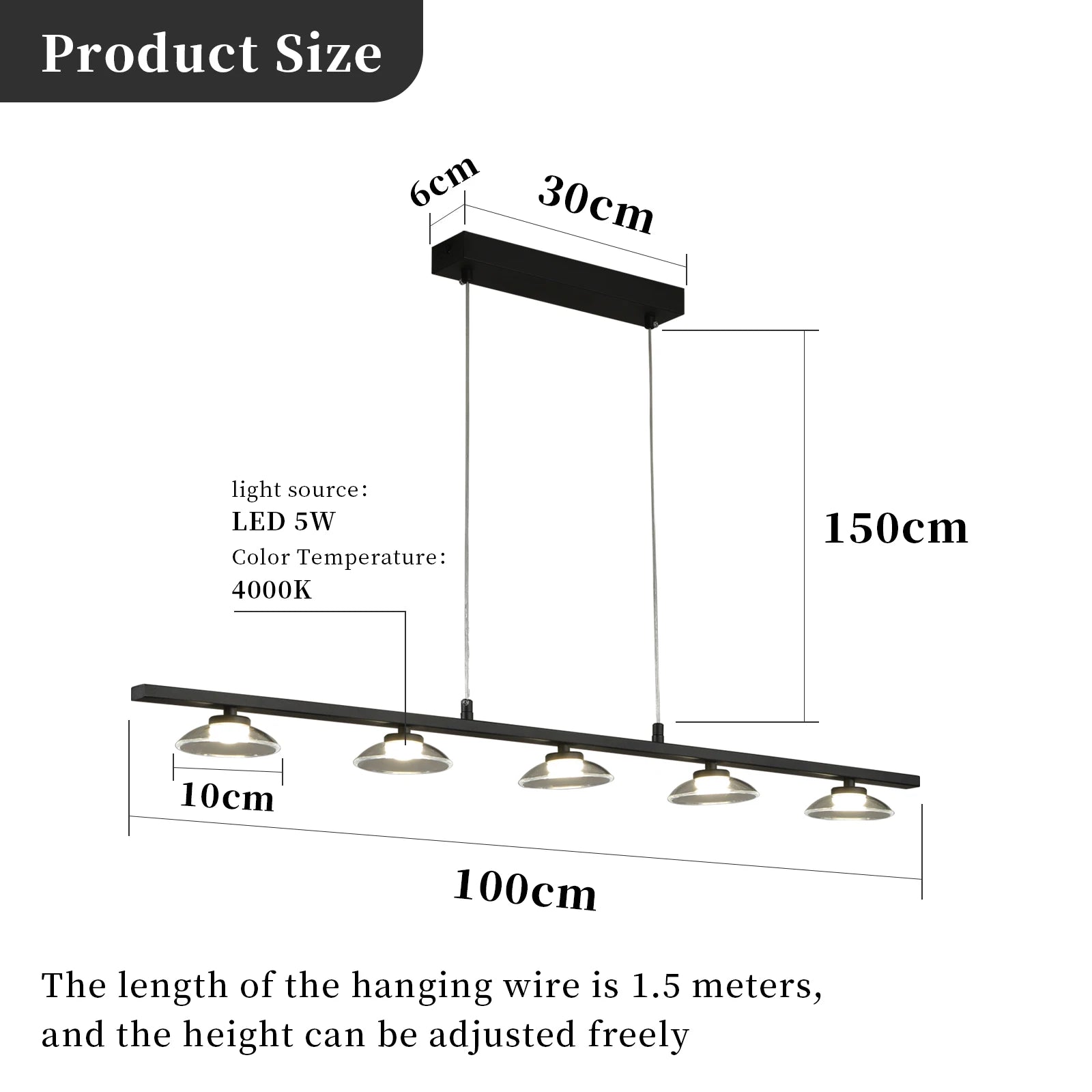 Modern Led Lighting Living Room Long Strip Chandeliers Dining Table Ceiling Lighs Meeting Room Café Bar Lamps Indoor Lamp