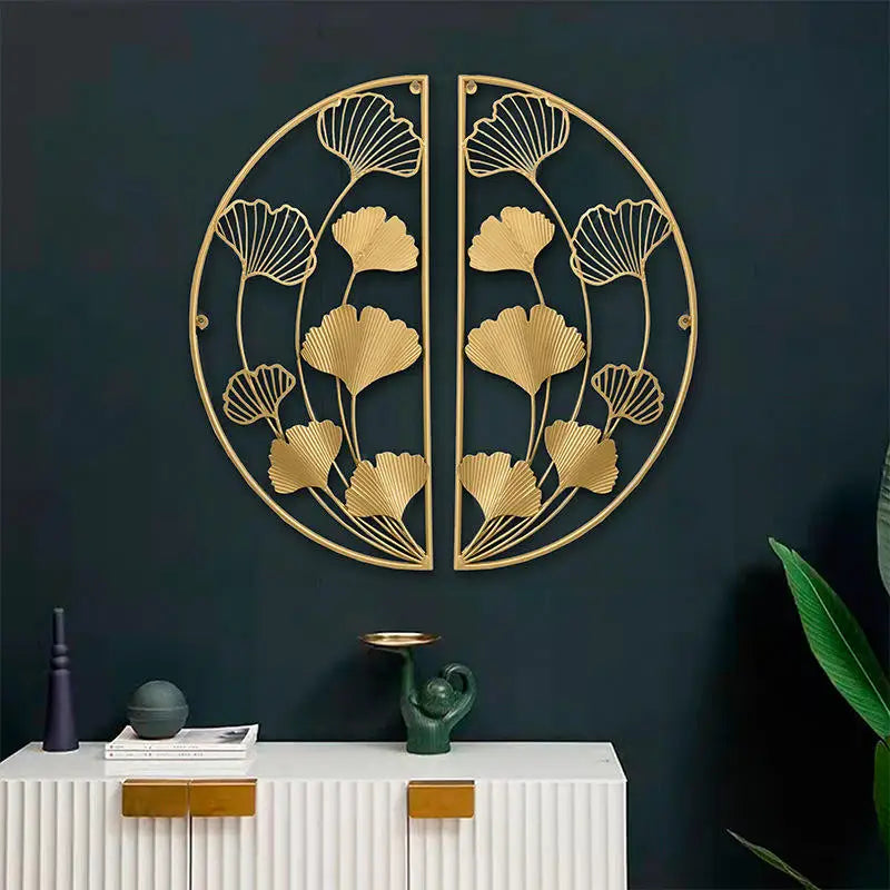 Wall Decor Large Nordic Bedroom Living Room Hanging Metal Modern Accents Art Gold Luxury Decorative Home Wall Decor for Home