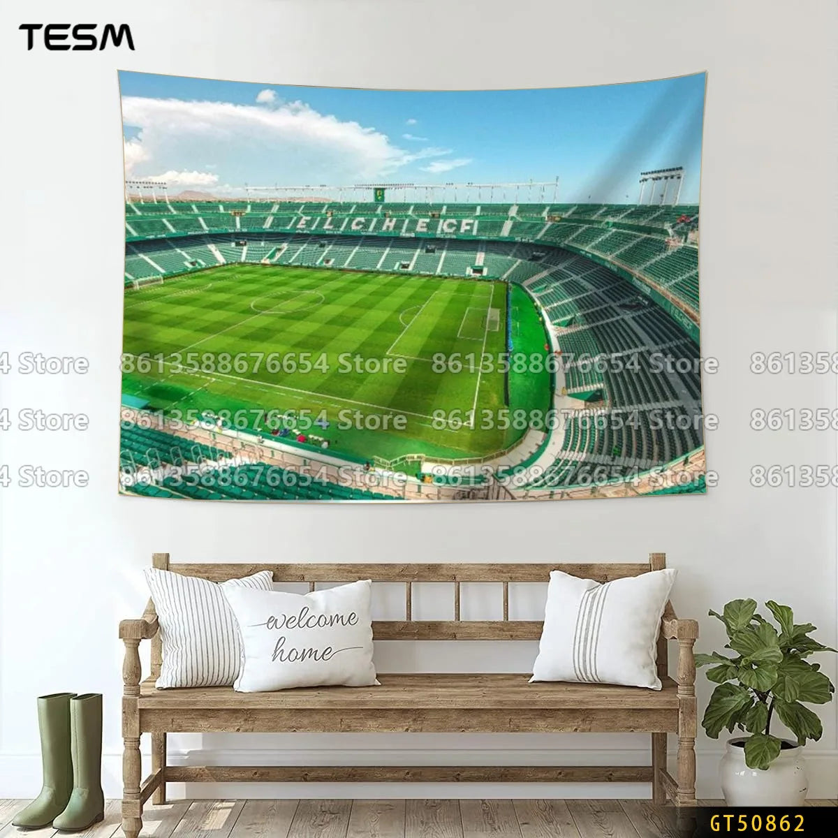 Wall Art Decor  Fabric Tapestry Wall Hanging  Living Room Bedroom Kitchen Dorm Decor Multi  Flag 3D printed pattern
