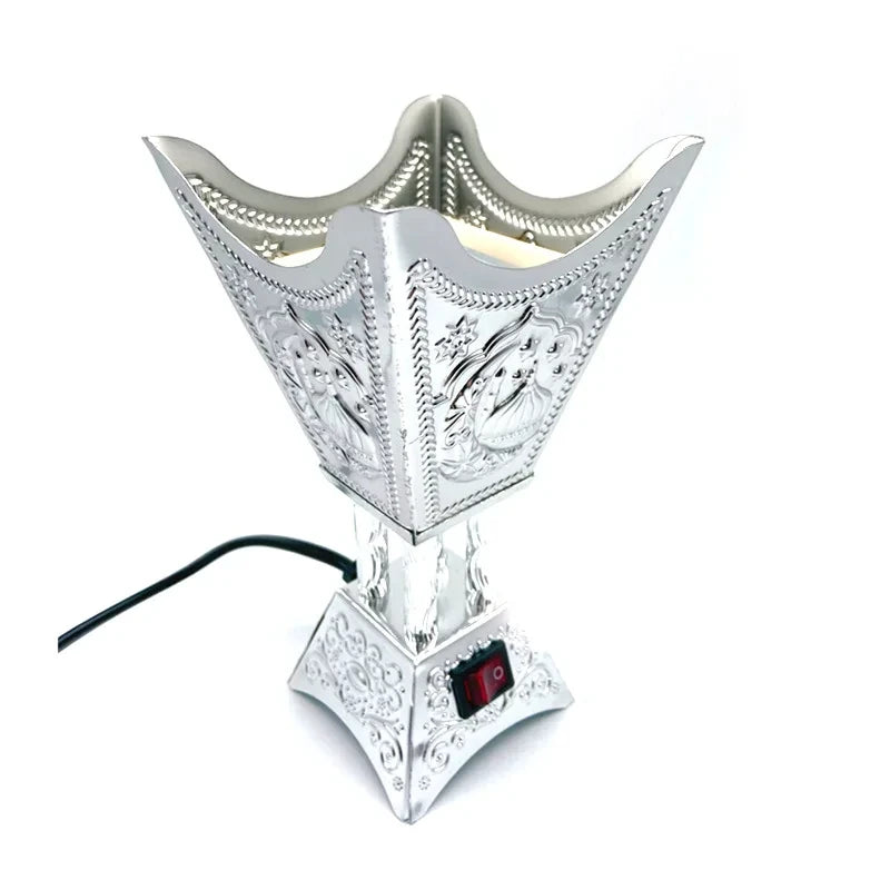 NEW Plug-in Burner Home Accents Decor Electric Sandalwood Decoration Aroma Iron Forniture Retro Stove Temple
