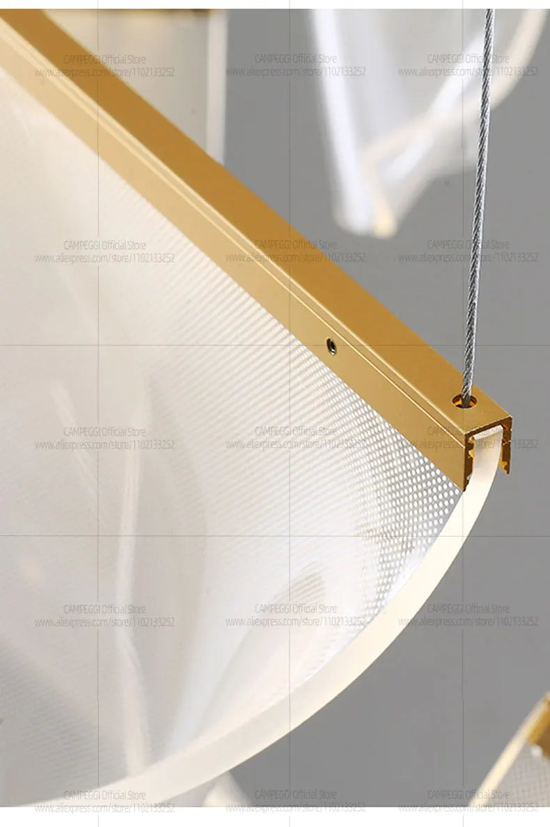Light Guide LED Modern Chandelier Living Room Decor Lighting Duplex Rotating Stairs Pendant Lamp Dining Room Hanging Lights
