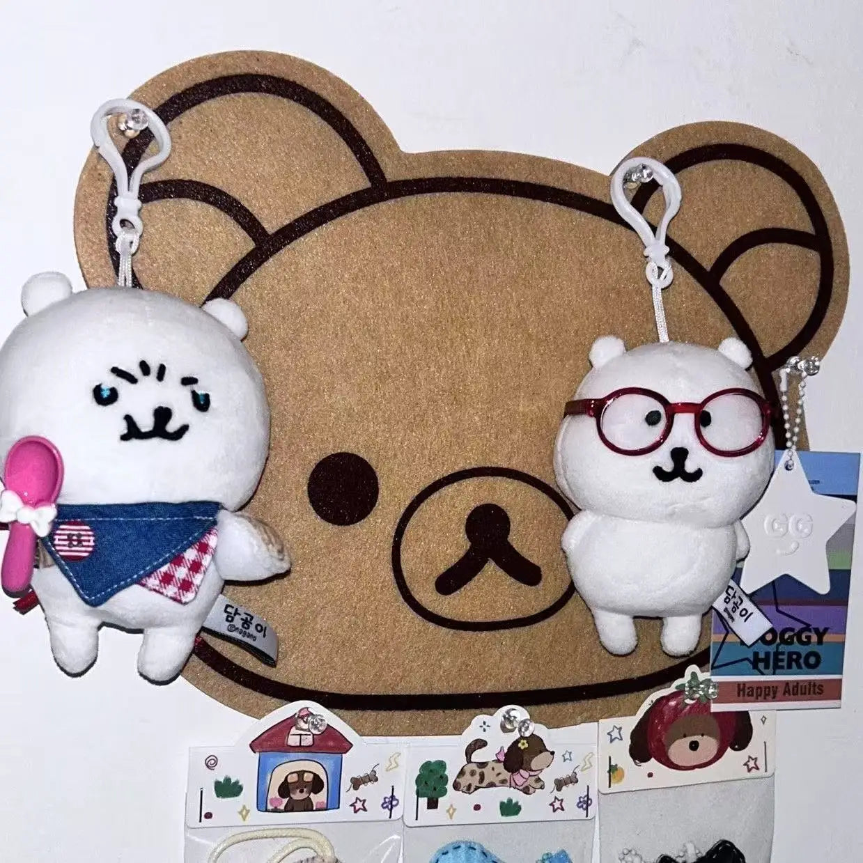 Cartoon Felt Board Home Decor Wall Decor Panel Felt Posters on The Wall Bear Wall Sticker Rilakkumas Children's Room Decorating