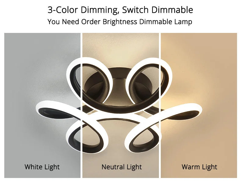 Modern LED Chandelier Lighting For Living Room Bedroom New Lamp Gold Frame Aluminum Dropshipping Indoor Fixture Light Lustres