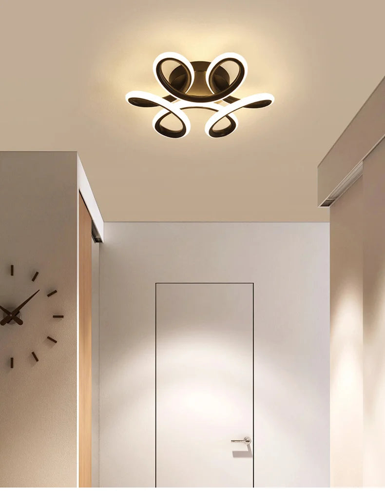 Modern LED Chandelier Lighting For Living Room Bedroom New Lamp Gold Frame Aluminum Dropshipping Indoor Fixture Light Lustres