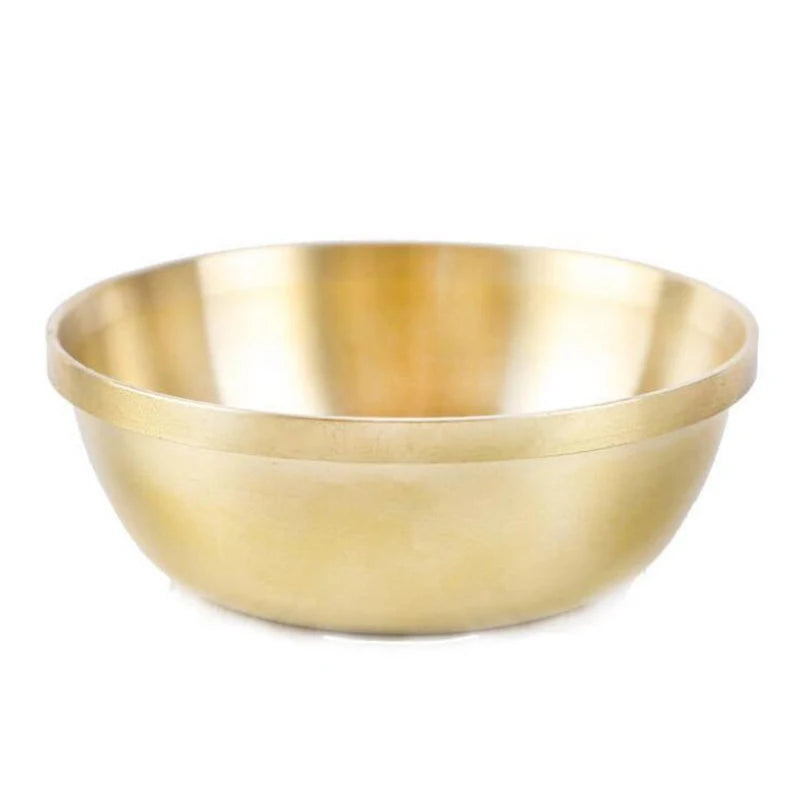 Pure Copper Offering Bowl Altar Supplies Home Accents Decor Water Rice Brass Shooting Prop Sacrificial Props Small