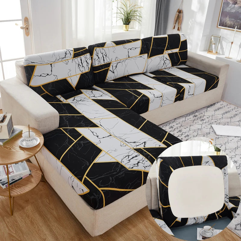 1/2/3/4 seat sofa cushion cover stretch sofa slipcover couch seat cover funiture protector floral printed